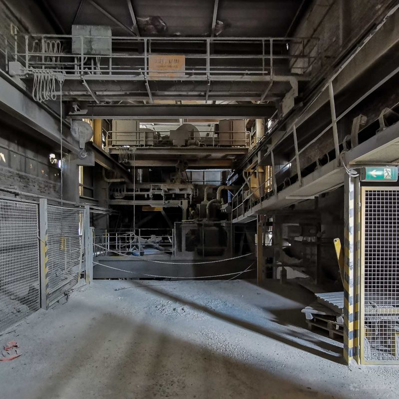 Fahrweg Schiebebuehne Pressen Hangseite